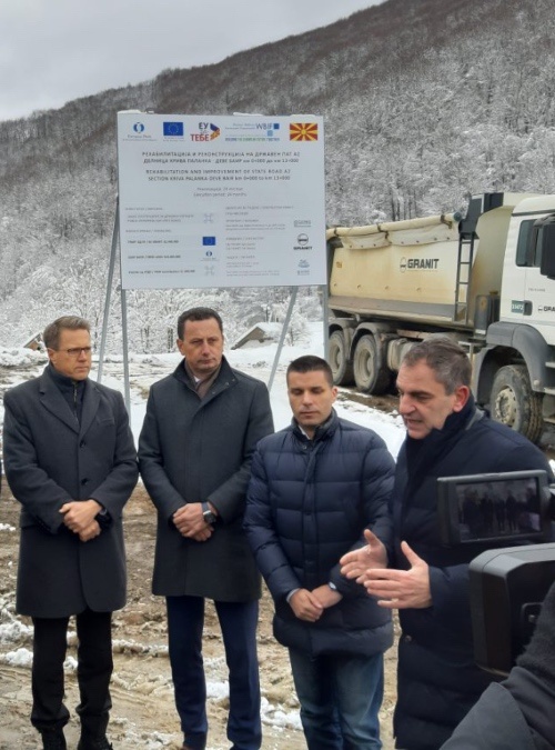2018 Connectivity Project: Start of the Reconstruction Works on Corridor VIII Road Section in North Macedonia